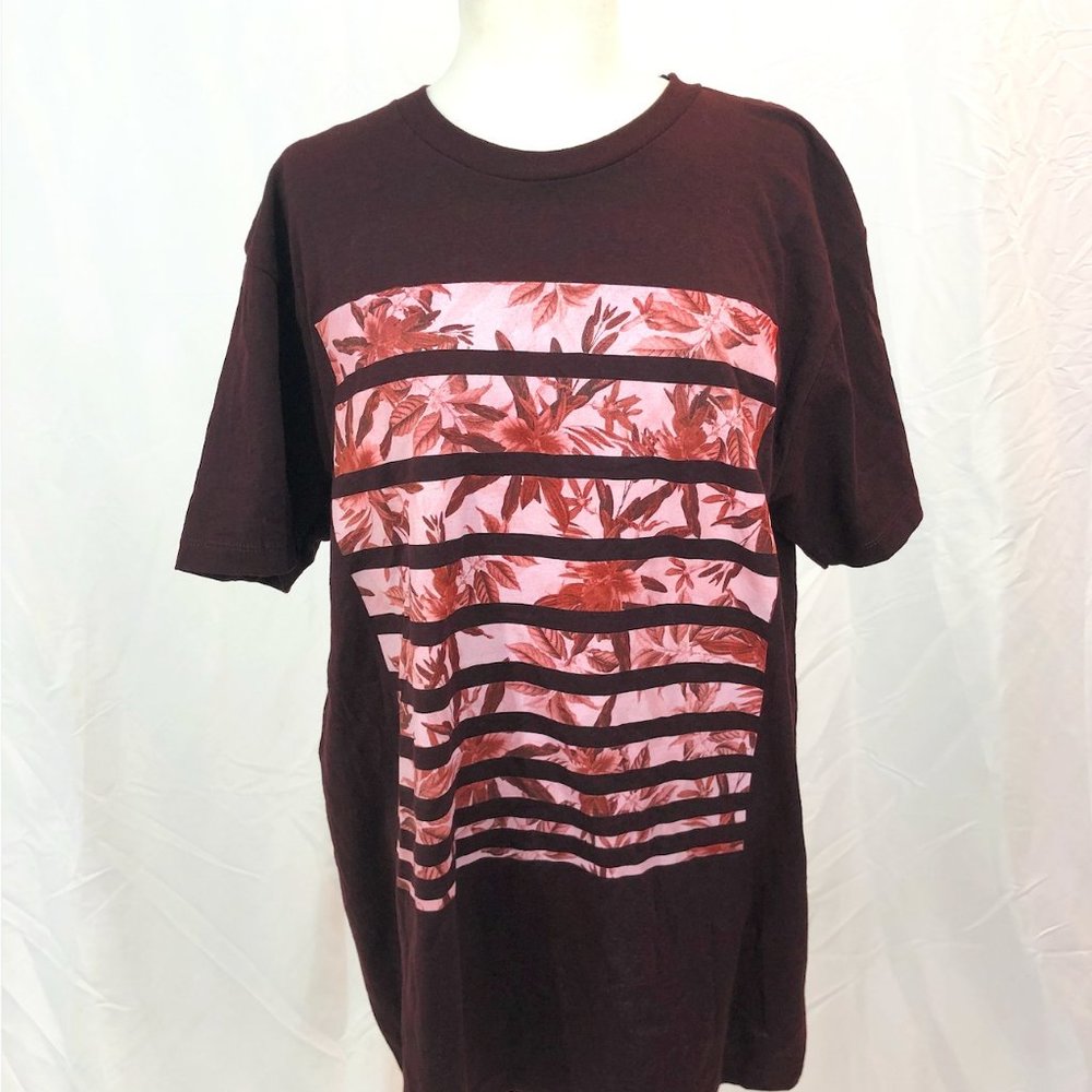 Astronomy Faded Crew Tee Sangria Red T-Shirt*